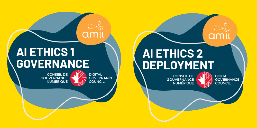 AI Ethics 1 Governance and AI Ethics 2 Deployment badges